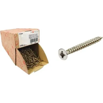 Vrut Zápustné vruty do dřeva a desek Hafele, vrut Hospa 3,5x45 mm, pozink, 500 ks