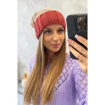Čepice Dámská zimní čepice červená od K-Fashion, UNI i519_23288-U
