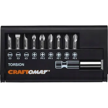 Bit Craftomat Sada bitů SL / PH1 / PH2 / PH3 / PZ1 / PZ2 / PZ3 50 mm