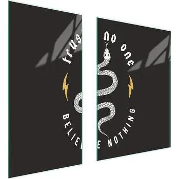 Kuchyňské prkénko Krájecí deska TMK ArtDeko sklo 2 ks