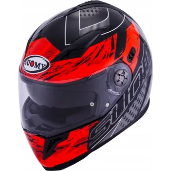 Helma na motorku SUOMY PŘILBA HALO DRIFT RED ČERVENÁ VELIKOST XS