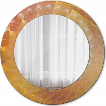 Zrcadlo Ozdobné zrcadlo na zeď Spirala abstrakce 50 cm
