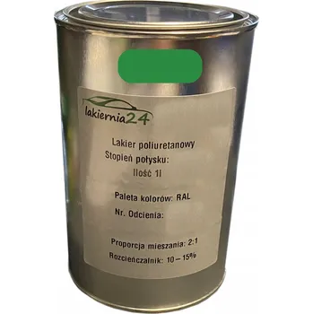 Lak na dřevo Barva Polyuretanová průmyslová barva, polyuretanový lak 1l lesk 2:1 RAL 6032