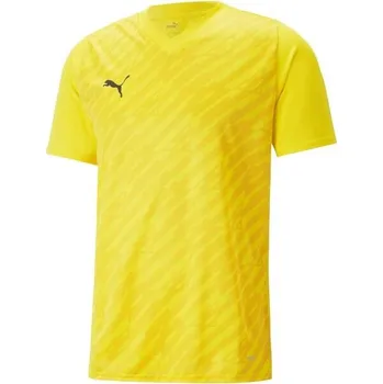 Fotbal Pánský fotbalový dres Puma TEAMULTIMATE JERSEY L Žlutá, Černá