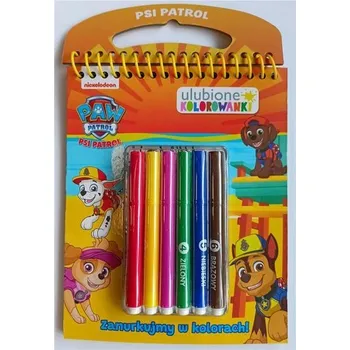 První čtění Psi Patrol. Ulubione kolorowanki. Zanurkujmy... - praca zbiorowa