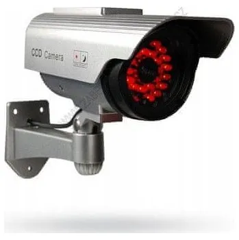 Bezpečnostní kamera Falešná venkovní kamera Bentech Dummy Solar IR s infračerveným světlem