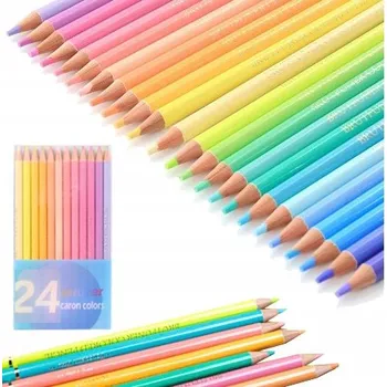 Pastelka 24 ŽIVÉ PASTELOVÉ MĚKKÉ PASTELKY PRO DOSPĚLÉ I DĚTI