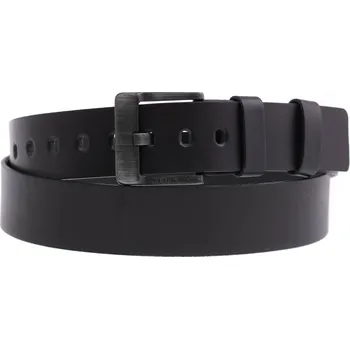 Opasek Pánský kožený opasek Black Hand 122-98 černý Velikost = obvod pasu (cm): 105 cm