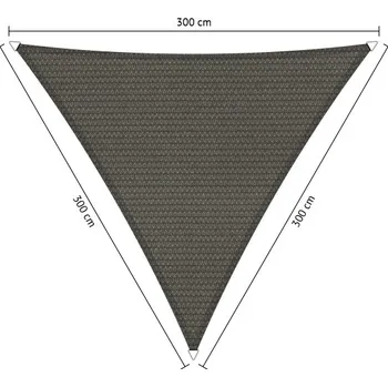 Stínicí technika Lazy Momo Sluneční Trojúhelník shadow - 3,0 x 3,0 x 3,0 m Barva: Cool šedá