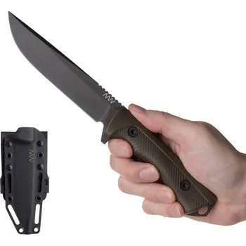 kapesní nůž ANV P300 Čepel: Olivová Cerakote, Zubaté ostří: ANO + 349,-Kč, Rukojeť: Olivová GRNPU