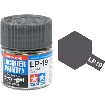 Modelářská barva Tamiya Lacquer LP-19 Gun Metal 10ml