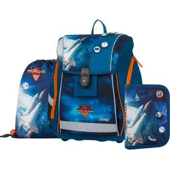 Set školních potřeb Oxybag Školní set 3ks PREMIUM LIGHT Space raketoplán