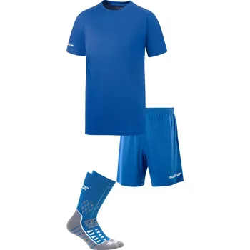 Saller BASE Tréninkový set BARVA: 100 modrá, Velikost: XS Lehký a funkční tréninkový komplet pro týmy i jednotlivce