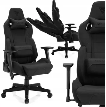 Herní křeslo Sense7 Sentinel látkové černé