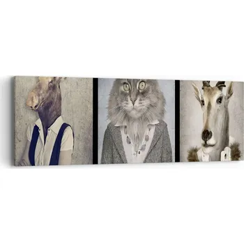 Obraz Obraz na plátně do obývacího pokoje ložnice 90x30 abstrakce foto obrazy na zeď