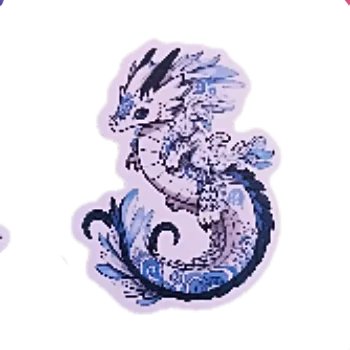 samolepka Samolepky - kreslení dráčci II (sada 5 ks)