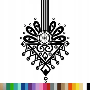 Samolepící dekorace Samolepka na stěnu PARZENICA GÓRALSKA FOLK 57x94