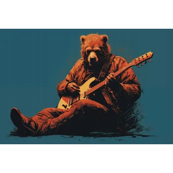 Plakát Plakát Medvědí Hra bez rámu 91,5 x 61 cm