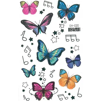Odstranitelné tetování Smyvatelné tetování pro děti MOTÝLI EH020