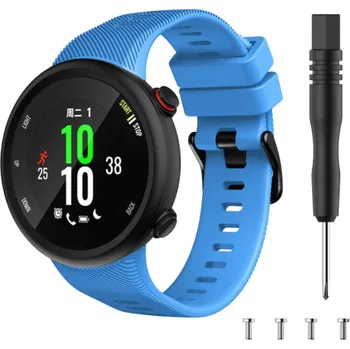 Řemínek na hodinky Silikonový řemínek / Garmin Forerunner 45s / Modrý
