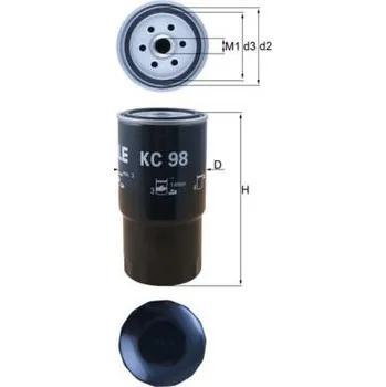 Palivový filtr Palivový filtr MAHLE KC 98