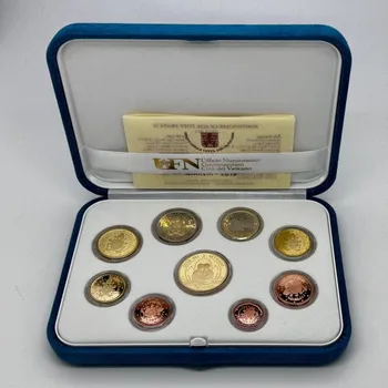 Sada zlaté mince a oběžných mincí Vatikán 2019 - Proof