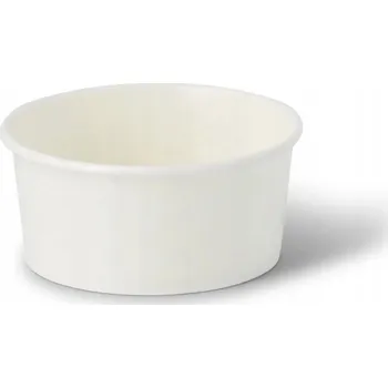 Jednorázové nádobí Papírové kelímky na zmrzlinu bez příplatku SUP na jedno použití eko bio 180 ml 50 ks