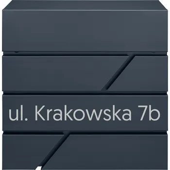 Poštovní schránka Poštovní schránka euroschránka, s vhozem, se schránkou na noviny M-TEC šedá