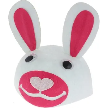 Čepice ČEPICE KOSTÝM BÍLÝ KRÁLÍK KRÁLÍČEK