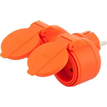 Napájecí kabel Prodlužovací Kabel zahradní Plast-Rol 0 m 2 ks zásuvek oranžový