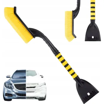 Autoškrabka ŠKRABKA S KARTÁČEM NA ODSTRAŇOVÁNÍ SNĚHU Z AUTA 2V1 ŠKRABKA NA OKNA