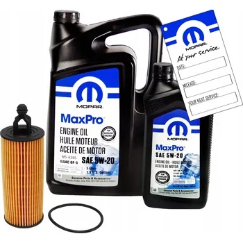 Motorový olej MOPAR 5W20 6L + FILTR JEEP CHEROKEE 3.2 2014-