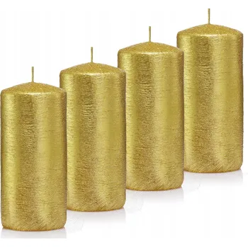 Svíčka Tradiční parafínová svíčka bez vůně Drobo 4 ks