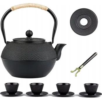 Konvice na čaj Železná konvice na čaj 1,2 l černá