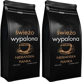 Káva zrnková Yankee Caffee 100% Arabica středně pražená 2000 g
