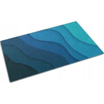 Rohožka Barevná rohožka s potiskem – Modrý gradient