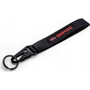 Šňůrka na klíče BRIDE černá přívěsek na klíče