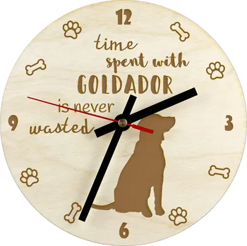 Hodiny Nástěnné hodiny Art-Dog béžové 20 cm