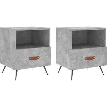 Noční stolek Moderna noční stolek betonový, 40x35x47,5 cm