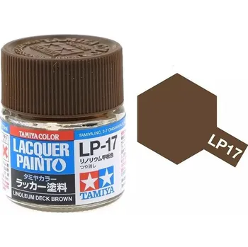 Modelářská barva Tamiya Lacquer LP-17 Linoleum Deck Brown 10ml