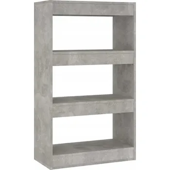 Knihovna Regál Mark 60 cm x 103 cm x 30 cm, odstíny šedé
