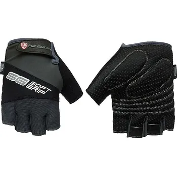 Cyklistické rukavice rukavice Soft grip černé vel.L