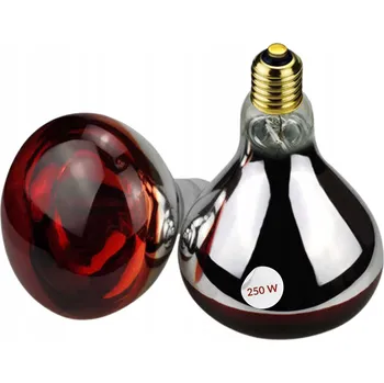 Infrazářič ŽÁROVKA TEPELNÁ LAMPA Infrazářič INFRAČERVENÉ E27 R125 250W