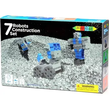 ostatní stavebnice Stavebnice Morphun 7 Robotů Box - 80 dílů