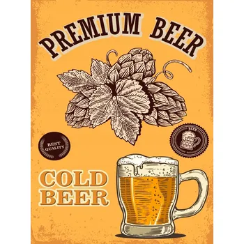 Obraz Cedule Premium Beer