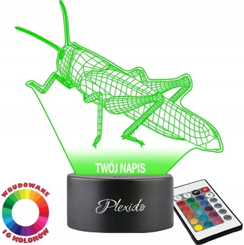 Lampička Noční lampa Plexido vícebarevná