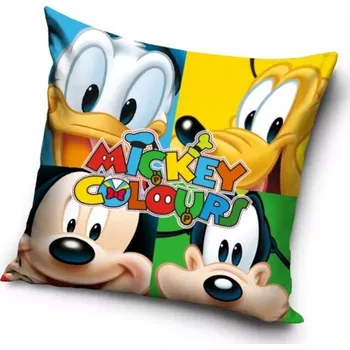 Polštář Myšák Mickey polštář oboustranný 40 x 40