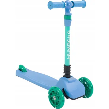 Koloběžka Tříkolová dětská koloběžka HUMBAKA Starshine LED modrá OS