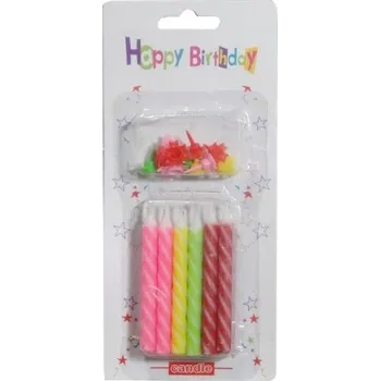 Dortová svíčka Narozeninové svíčky Swede 12 kusů