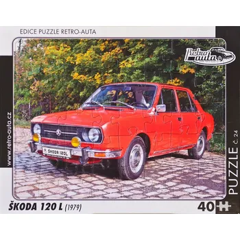 Puzzle Puzzle KB Barko s.r.o. 40 dílků - Puzzle č. 24 - ŠKODA 120 L (1979) - 40 dílků